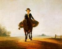 George Caleb Bingham - The Mill Boy: The Boonville Juvenile Clay Club Banner